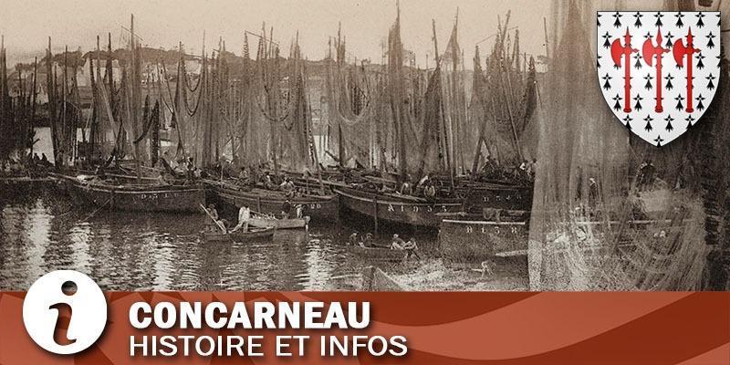 Vignette de la commune de Concarneau dans le Finistère.