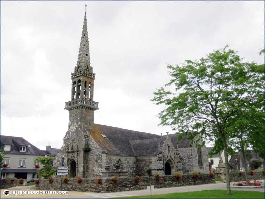 L'église Saint-Jérôme sur la commune de Cast