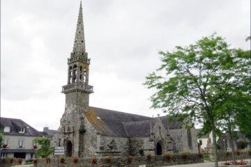 L'église Saint-Jérôme sur la commune de Cast