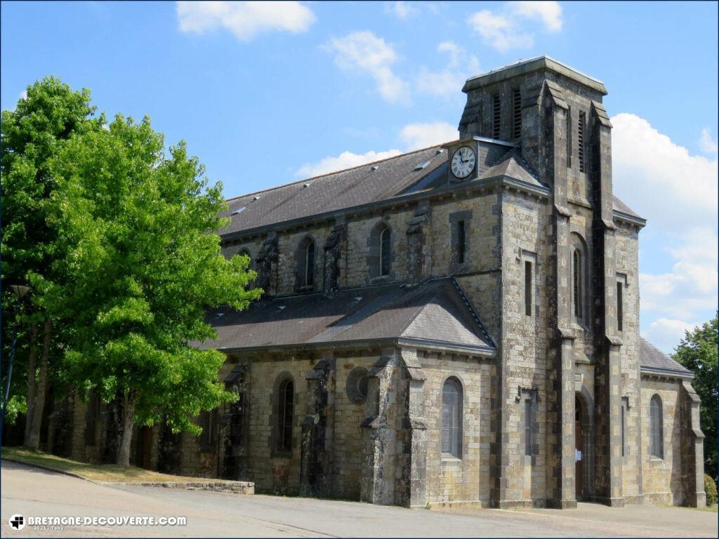 L'église Sainte-Brigitte sur la commune de Loperhet.