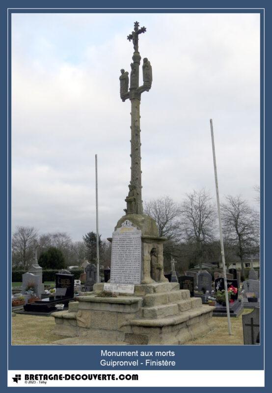 Le monument aux morts de la commune de Guipronvel.