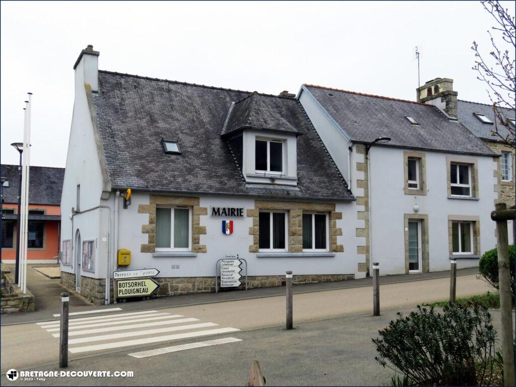 Mairie de la commune de Lannéanou dans le Finistère.