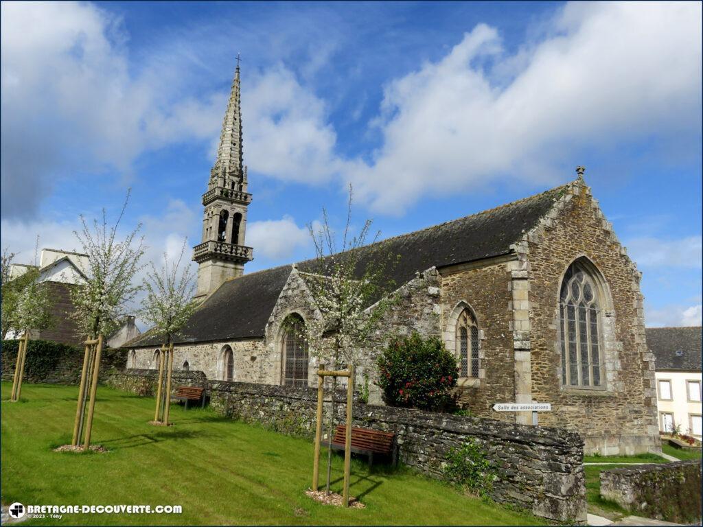 L'église Saint-Pierre de Gouézec dans le Finistère