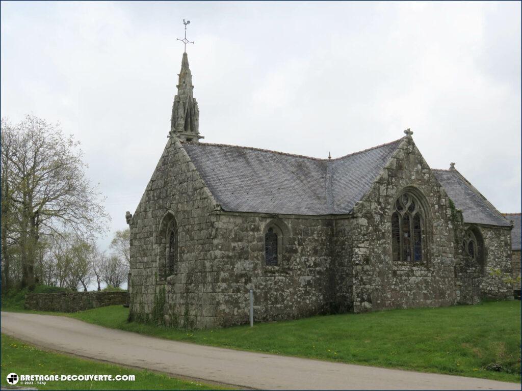 La chapelle de la Madeleine à Briec dans le Finistère.