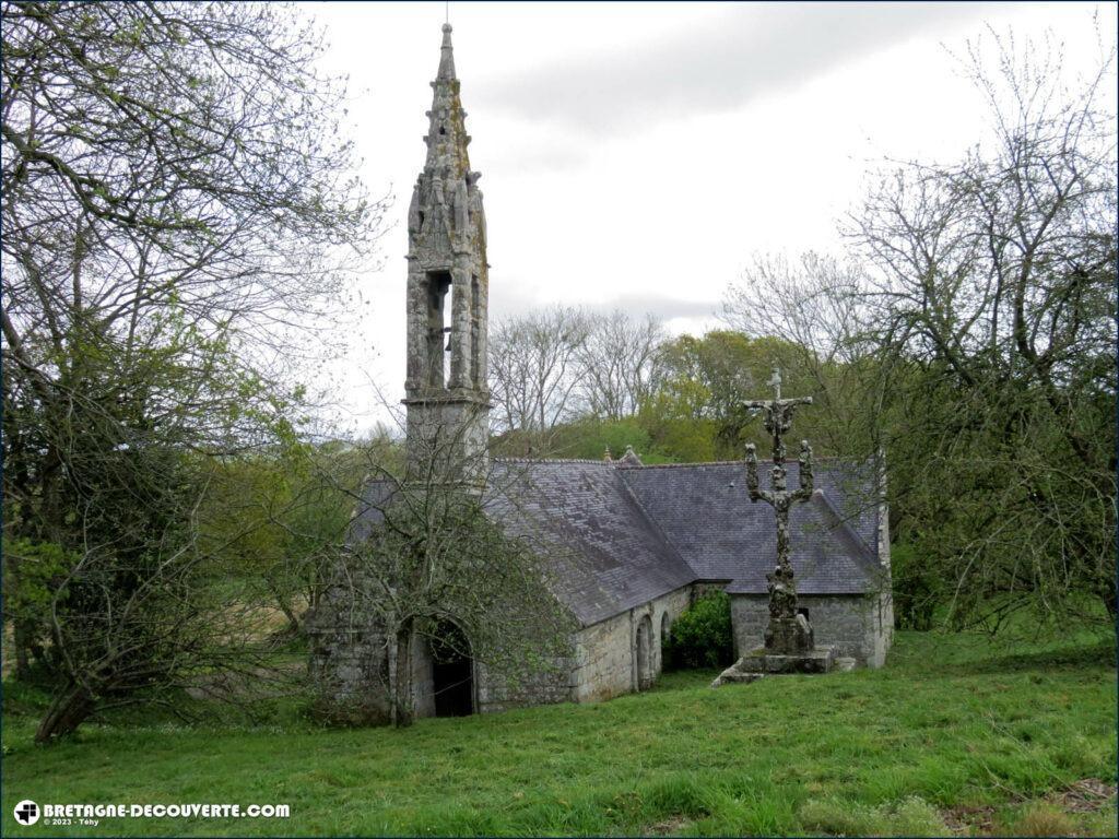 La chapelle Sainte-Barbe à Ploéven dans le Finistère.
