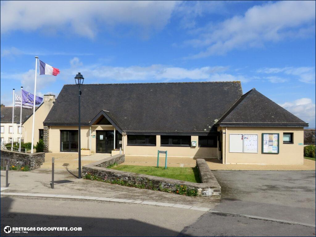 La mairie de Gouézec dans le Finistère.