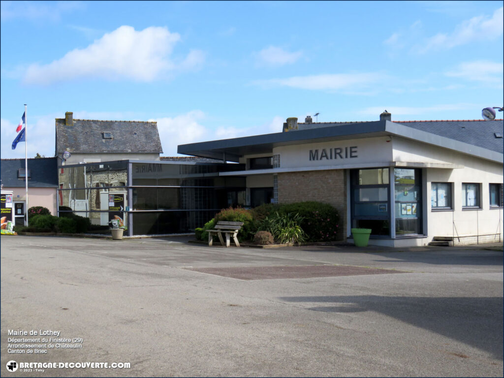 Mairie de la commune de Lothey dans le Finistère.