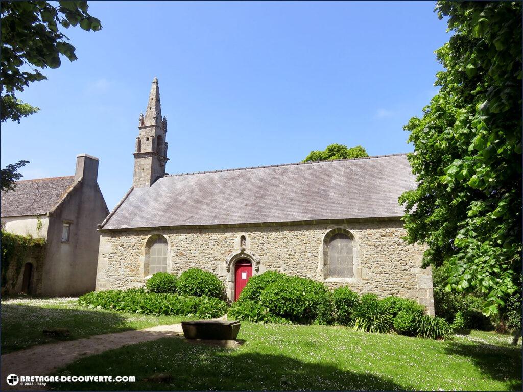 La chapelle Saint-Laurent à Plouguerneau.