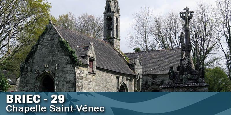 Vignette de la chapelle Saint-Vénec sur la commune de Briec.