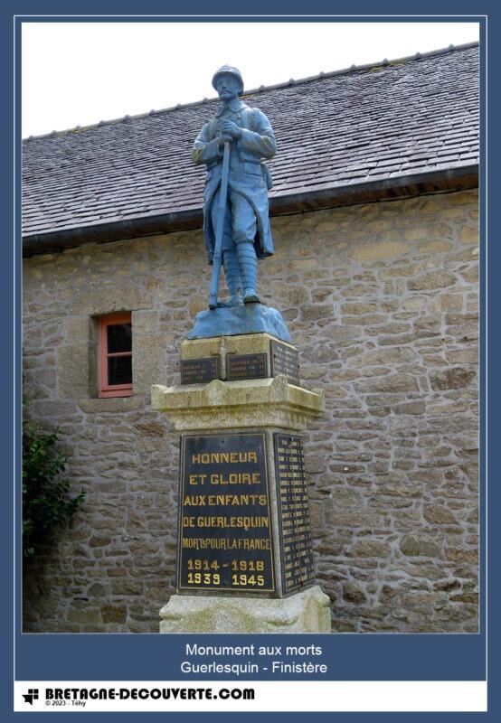 Monument aux morts de la commune de Guerlesquin.