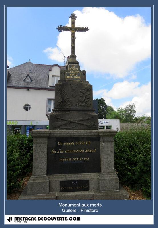 Monument aux morts de la commune de Guilers.