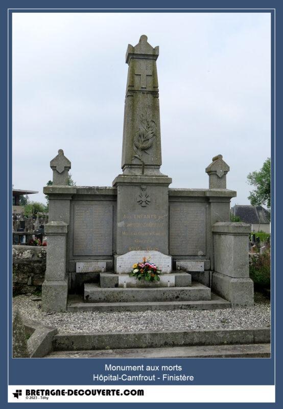 Monument aux morts de la commune de l'Hôpital-Camfrout.