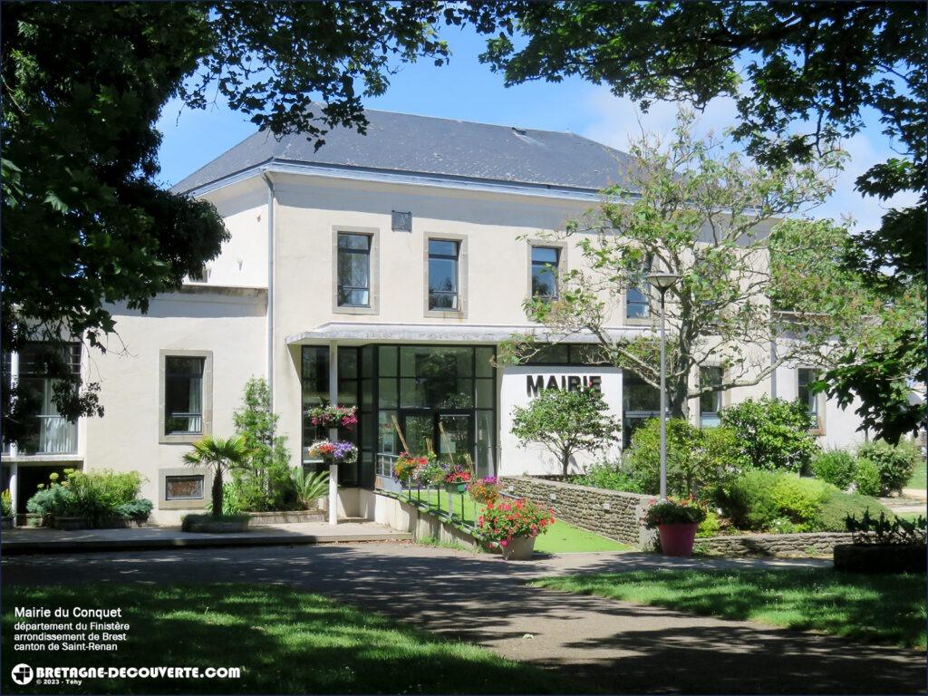 Mairie de la commune du Conquet dans le Finistère.