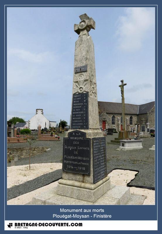 Monument aux morts de la commune de Plouégat-Moysan.