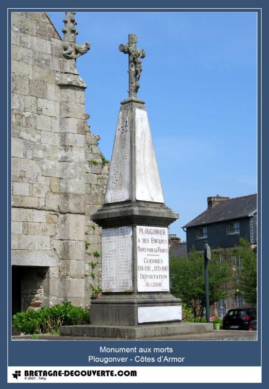Monument aux morts de la commune de Plougonver.