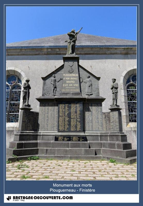 Monument aux morts de la commune de Plouguerneau.