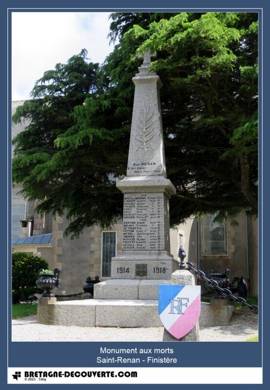 Monument aux morts de la commune de Saint-Renan.