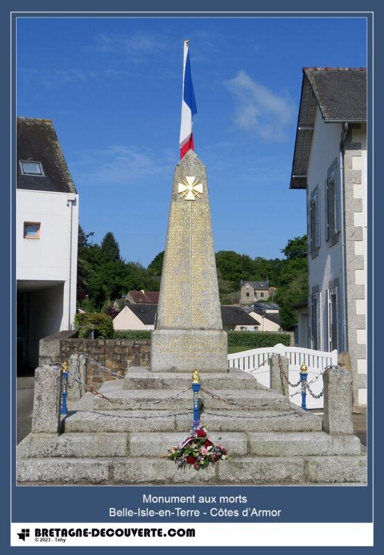 Monument aux morts de la commune de Belle-Isle-en-Terre.