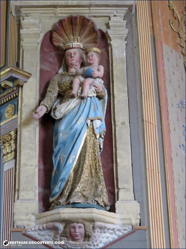 Statue de Notre-Dame de Brasparts.