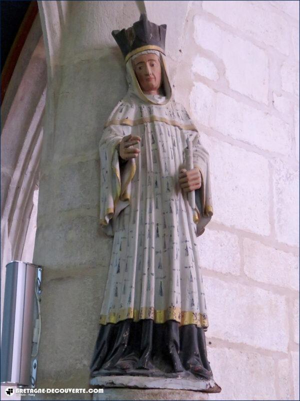 Statue de saint Yves dans l'église de Sizun.