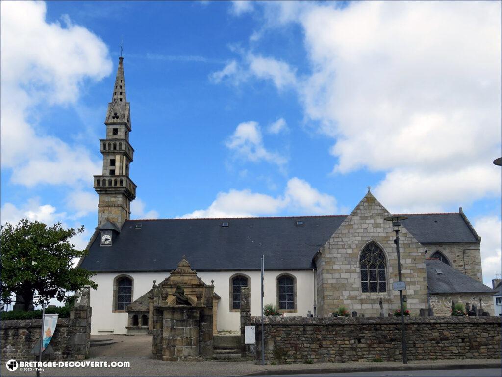 Église Saint-Valentin sur la commune de Guilers.