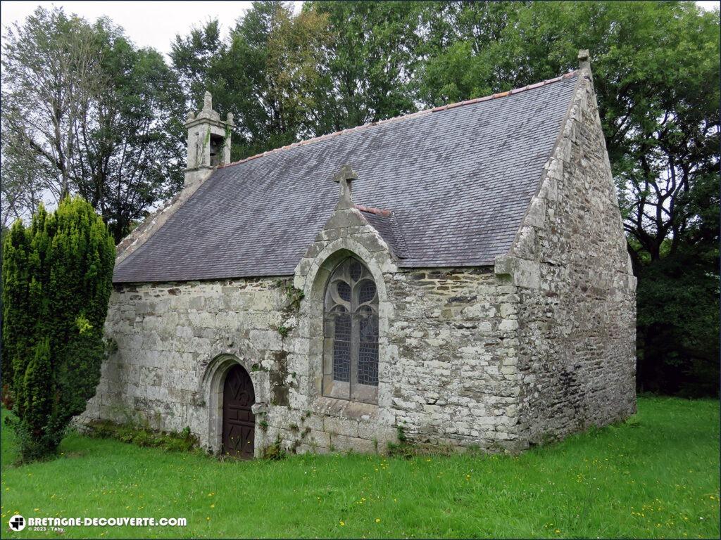 La chapelle Sainte-Barbe sur la commune du Moustoir.