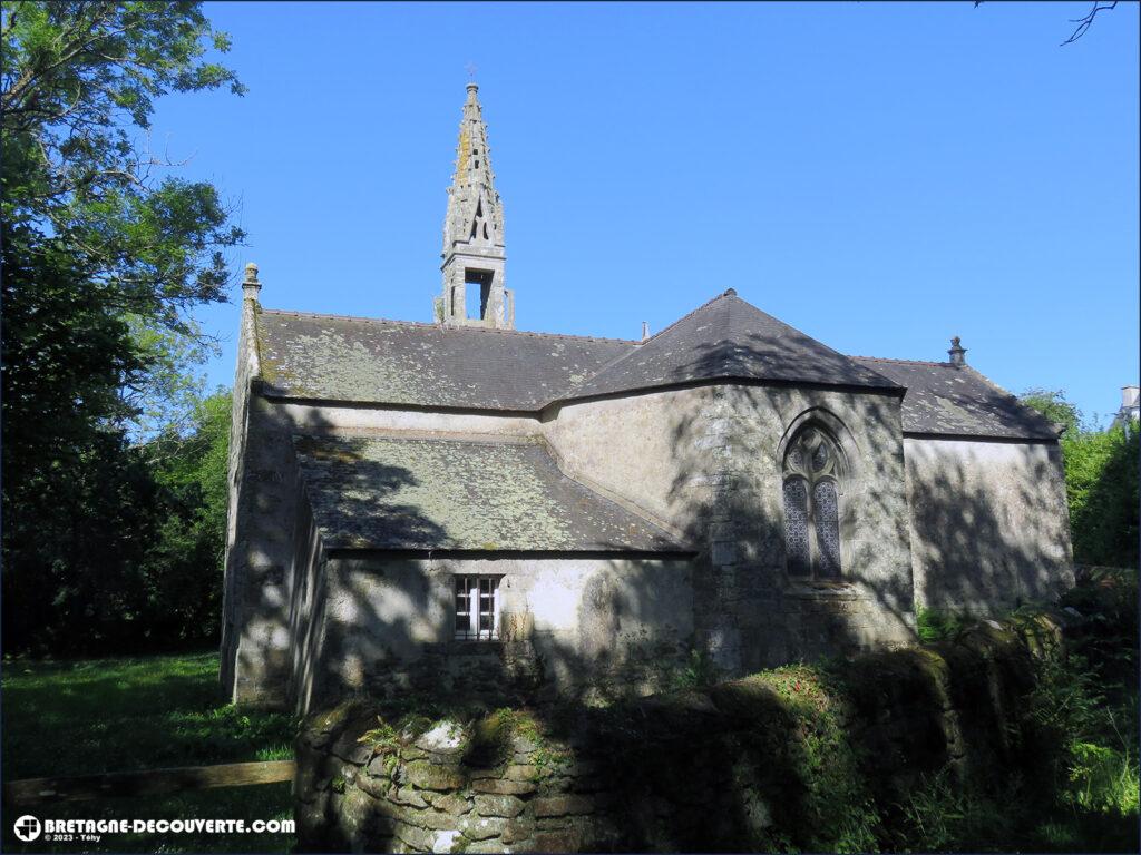 La chapelle Sainte-Marguerite sur la commune de Logonna-Daoulas.