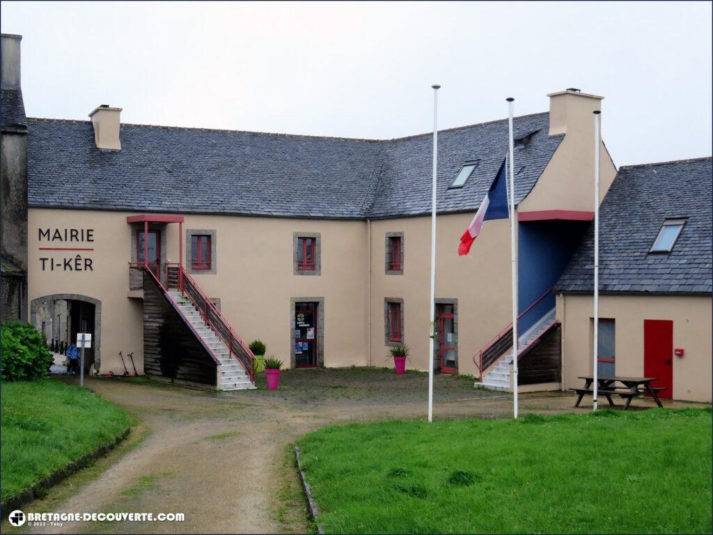 Mairie de la commune de Commana dans le Finistère.