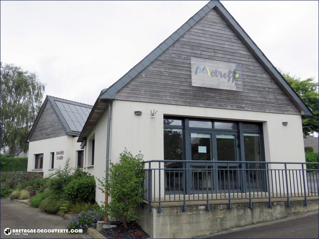 Mairie de la commune de Motreff dans le Finistère.