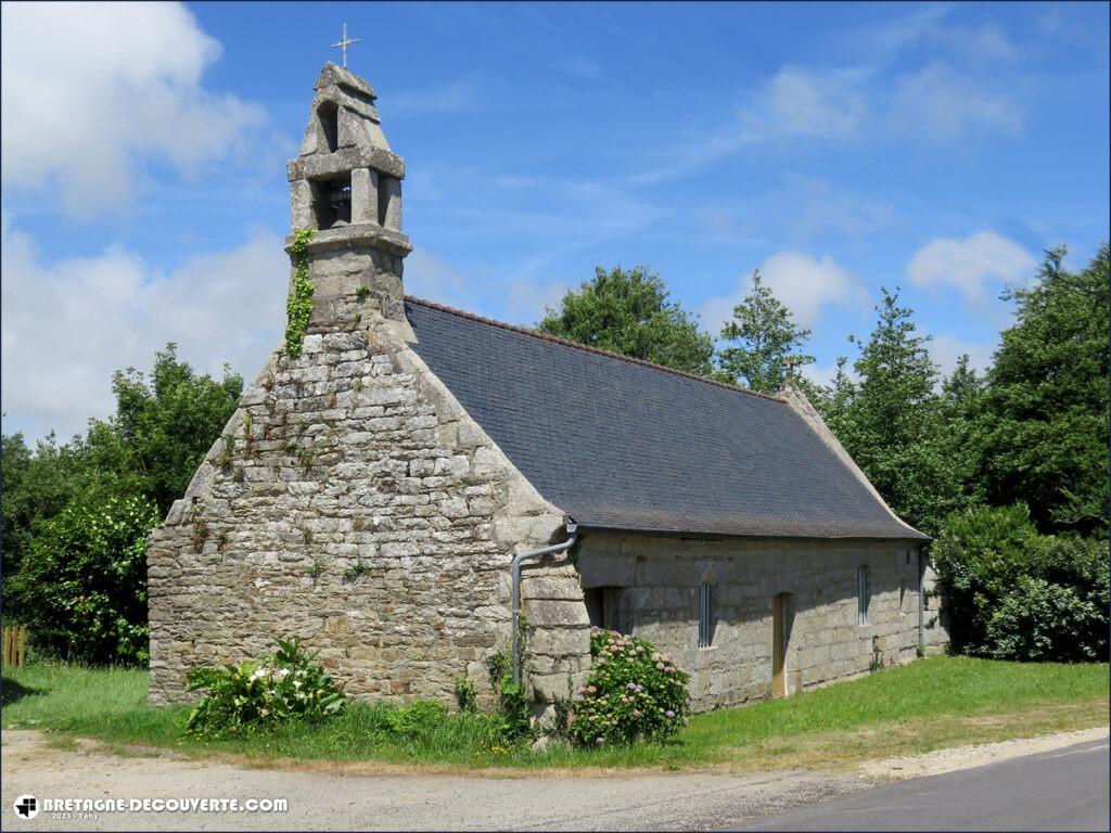 La chapelle Saint-Sébastien sur la commune de Plougonvelin dans le Finistère.