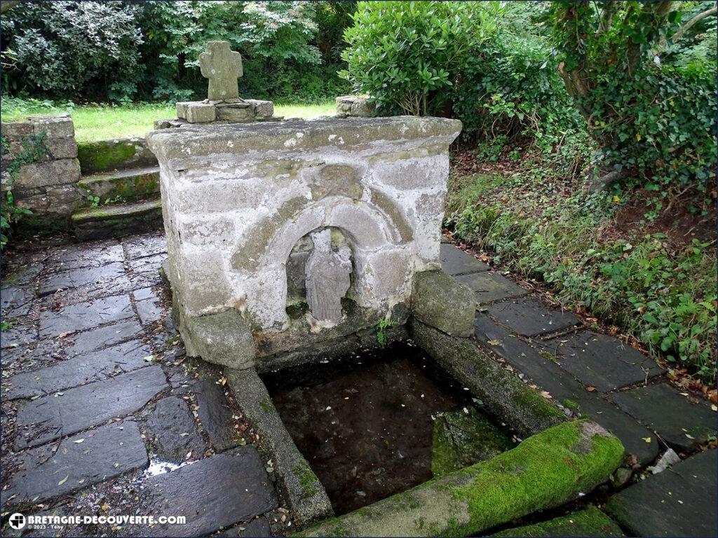 La fontaine Saint-Sébastien sur la commune de Plougonvelin dans le Finistère.