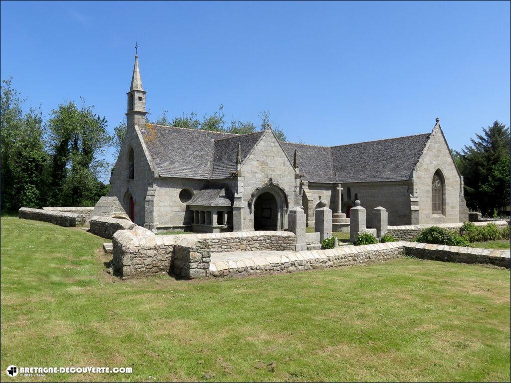 La chapelle du Grouanec sur la commune de Plouguerneau.