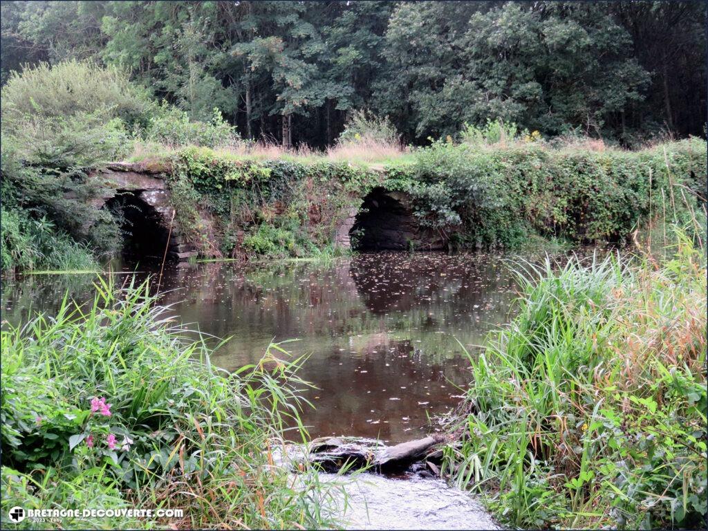 Le pont gaulois sur la commune de Plounévézel.