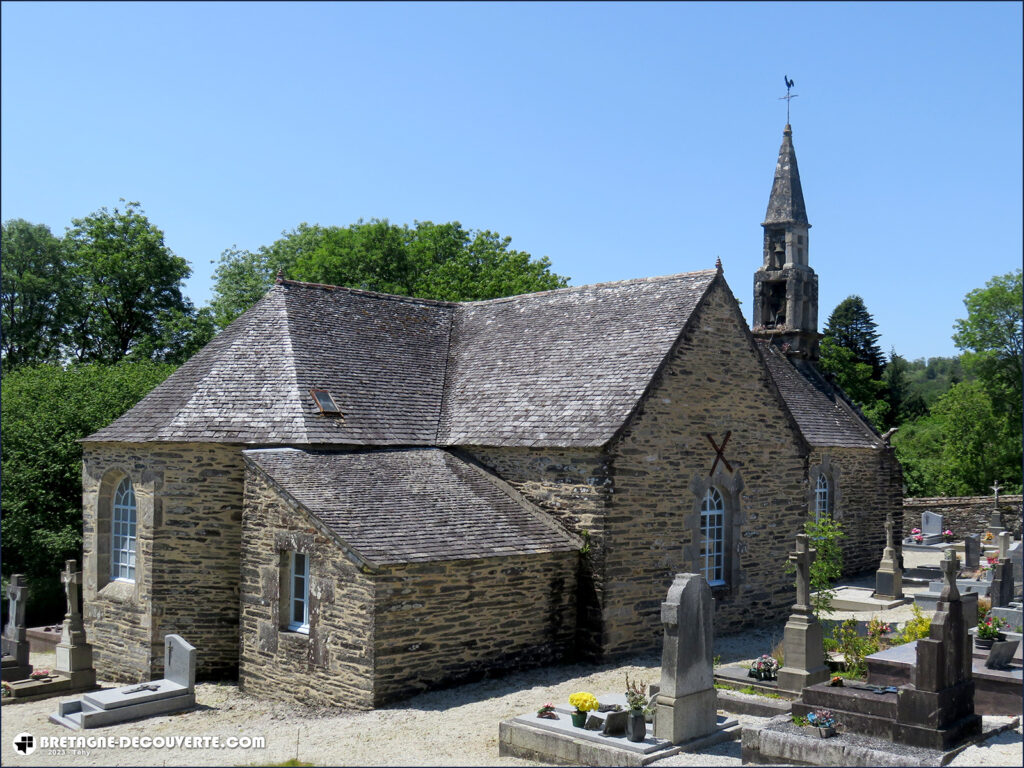 Église paroissiale Saint-Rivoal dans le Finistère.