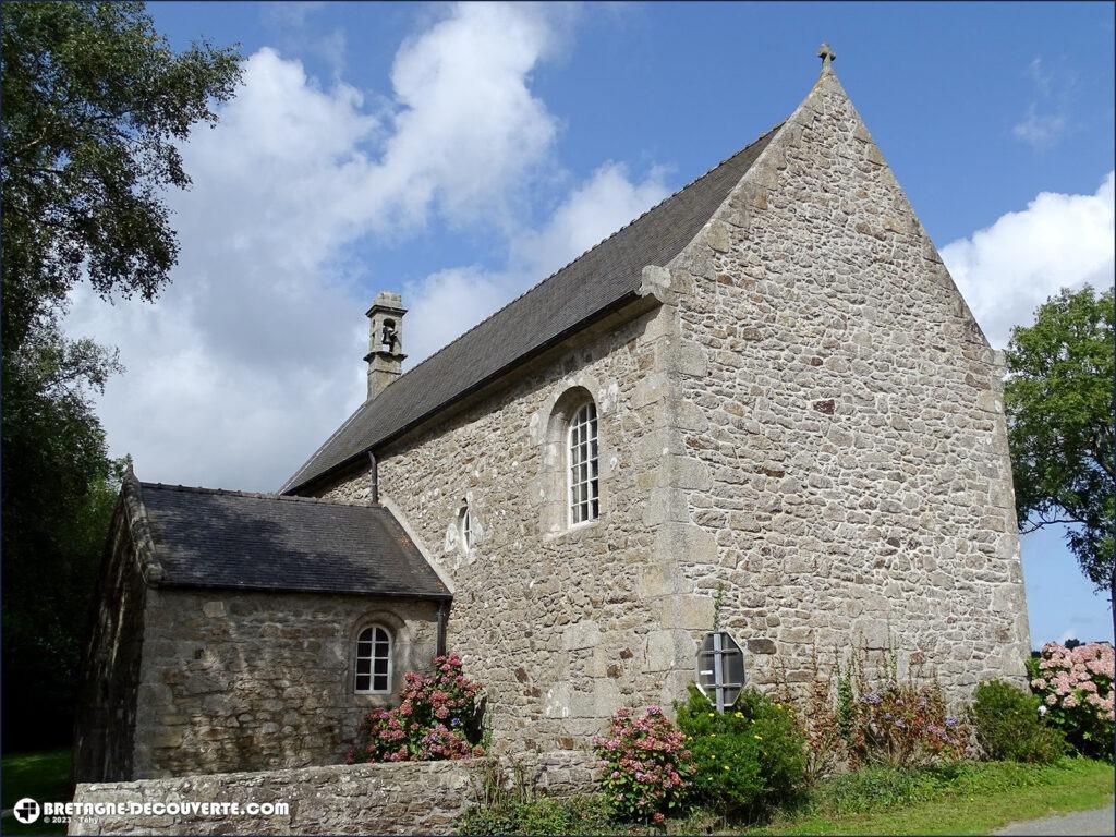 La chapelle Jésus sur la commune de Trégarantec.