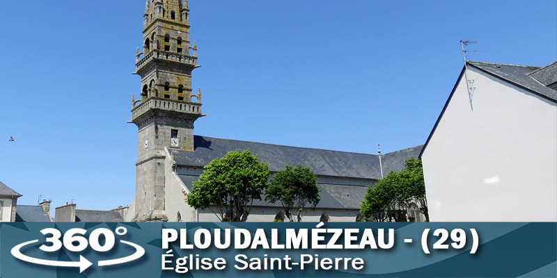 Vignette église Saint-Pierre sur la commune de Ploudalmézeau nouveau.