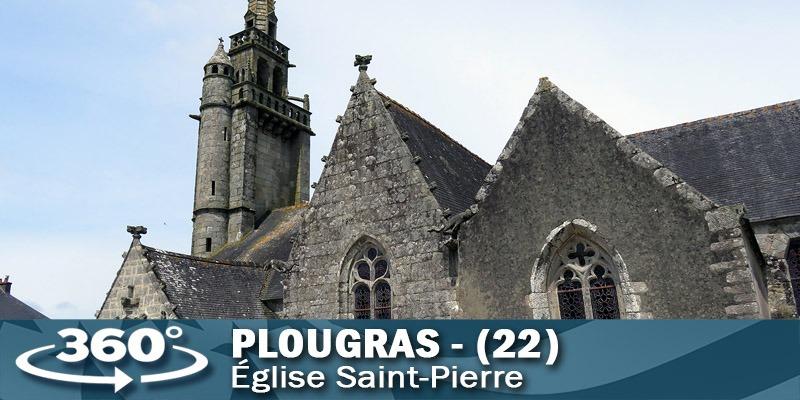 vignette de l'église de Plougras.