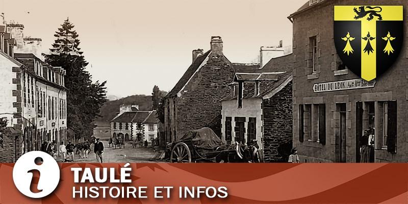 Vignette info et histoire de la commune de Taulé.