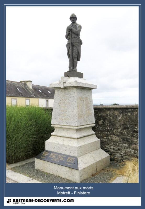 Le monument aux morts de la commune de Motreff.