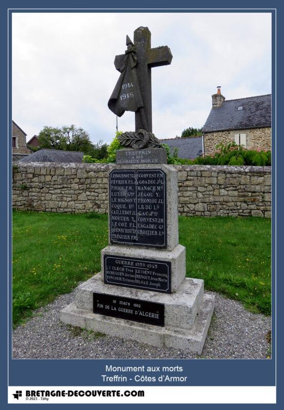 Le monument aux morts de la commune de Treffrin.