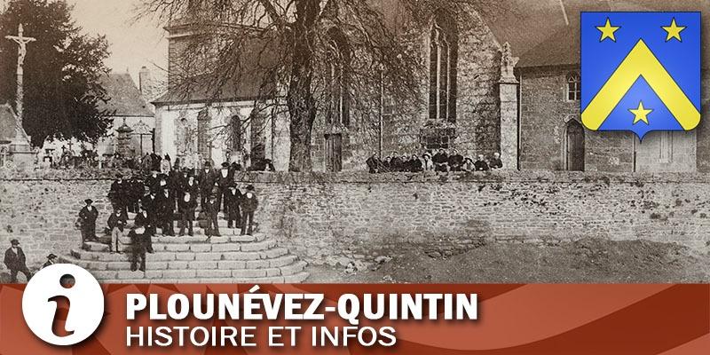 Vignette de la commune de Plounévez-Quintin dans les Côtes d'Armor.