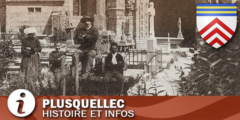 Vignette de la commune de Plusquellec dans les Côtes d'Armor.