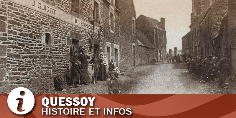 Vignette de la commune de Quessoy dans les Côtes d'Armor.