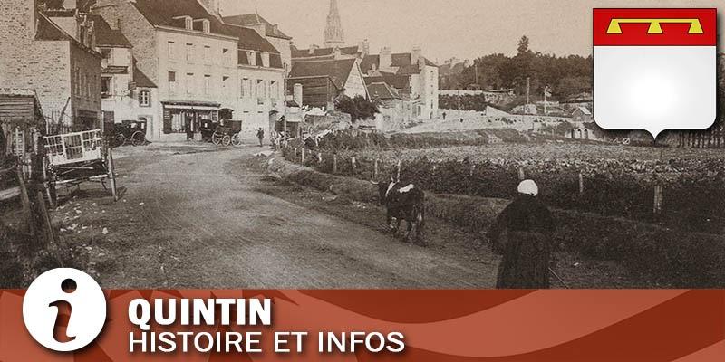 Vignette de la commune de Quintin dans les Côtes d'Armor.