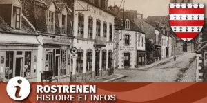 Vignette de la commune de Rostrenen dans les Côtes d'Armor.
