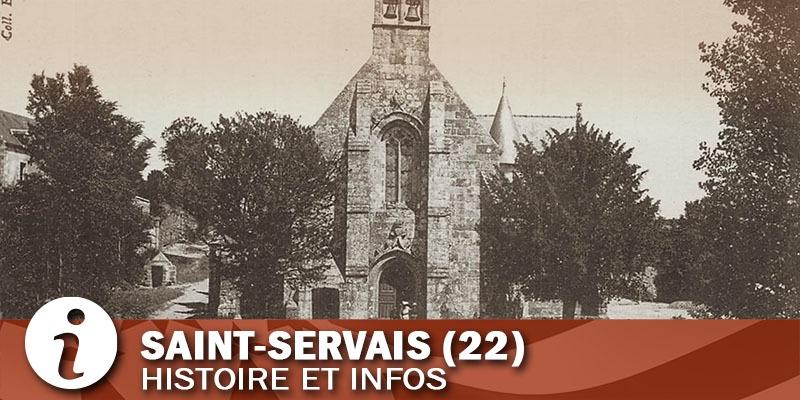 Vignette de la commune de Saint-Servais dans les Côtes d'Armor.