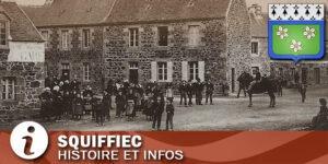 Vignette de la commune de Squiffiec dans les Côtes d'Armor.