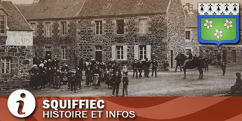 Vignette de la commune de Squiffiec dans les Côtes d'Armor.