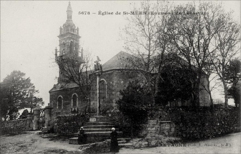 L'église de Saint-Méen près de Lesneven dans le Finistère.