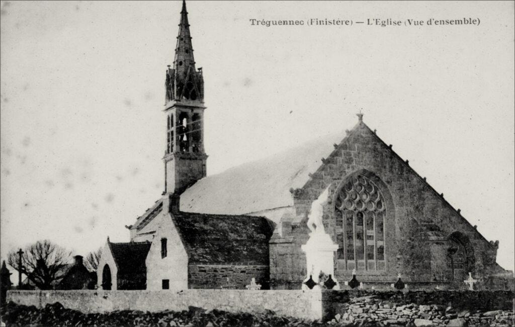 L'église de la commune de Tréguennec.